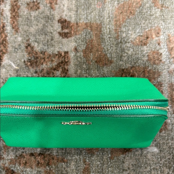 Coach Vibrant Green Cosmetic Bag - Picture 2 of 4